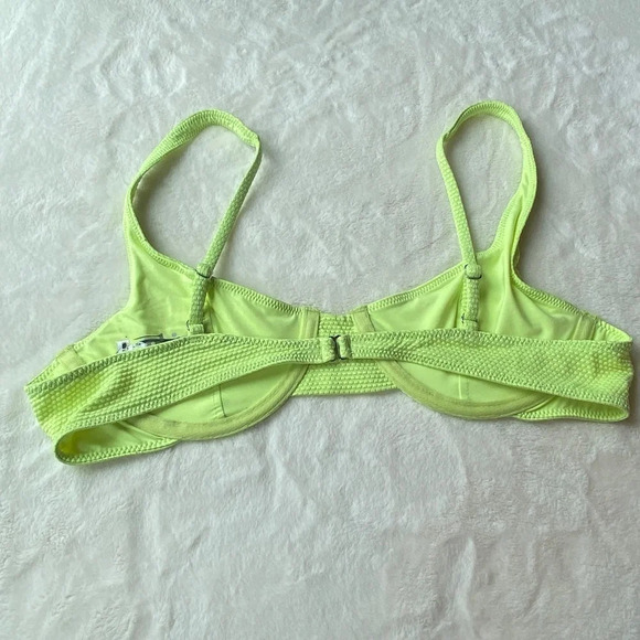NWOT Frankie’s bikinis Sundance neon underwire bikini top 19372 - Picture 5 of 11
